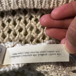 Aeropostale  Cream Beige Knit Poncho Size Small/Medium Photo 5