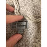 Joseph Beige Plaid Open Front Hooded Long Cardigan Sweater Coat L Women’s Cozy S Photo 6