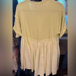 Free People NWT  Catalina Mini Dress - lightning bolt yellow - XS oversized Photo 7