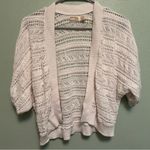 Faded Glory  Cream Open-Knit Cardigan Photo 0