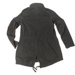 James Perse STANDARD Grey Utility Jacket Drawstring Waist Hem Size 3 US Large Photo 5