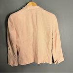 Akris pink wool linen snap front blazer Photo 4