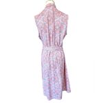 Tori Richard Honolulu Charmed Life Venus Dress Sleeveless Wrap Pink Mosaic XL Photo 4