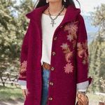 Sundance Blooming Boucle Floral Wool Coat PXS Petite NWOT Photo 0