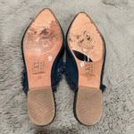 Free People  Women's‎ Frayed Blue Mules Size 37 Photo 3