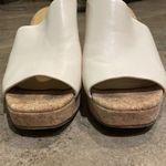 Vince  Wyatt-E Flax Leather Mule Sandal Shoes Womens Size 9M Cork Heel Open Toe Photo 2