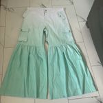 X PLUS Wear Two Piece Cargo Wide Leg Pant Set SIZE XL Green Photo 5