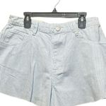 BLANK NYC NWT Keeps Cool Railroad Stripe Blue Shorts Size 27 Photo 3