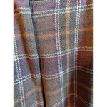 Jessica London Plaid Blazer Pants Suit Set Women 12 Wool Blend Brown Purple Photo 3