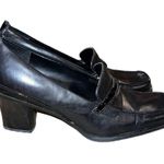 Liz Claiborne  flex black leather square toe Keegan pumps size 8.5 Photo 0