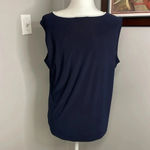 Tommy Hilfiger  Sleeveless Blouse with White Peep Toe Accent Size XL Photo 3