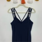 Vintage Gillian Wide Leg Navy Blue Jumpsuit Size 6 Photo 7