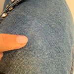 Veronica Beard  Cara Cropped Jean Denim Rhinestone Studded Jacket Photo 5