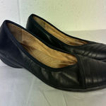 Naturalizer Black Leather Comfort Slip On Ballet Flats Shoes Size 9 Photo 0