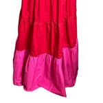 Milly  Nicola Colorblock Maxi Dress Women’s Size 4 Sleeveless Cotton Poplin Photo 6