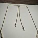 Kendra Scott  Scottie CZ Cubic Zirconia Necklace Adjustable Length Curved Bar Photo 2