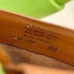 Gianni Bini GB End Game Lug Sole Leather Clogs Tan/Green Size 8 Photo 9