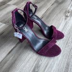 Brash  High Heel Shoes‎ Women 6.5 Purple Sparkle Cuban Party Strappy Sandals Photo 1