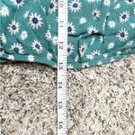 Elodie Green Floral Off The Shoulder Short Sleeve Crop Top Blouse Medium Photo 8