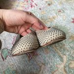 Eileen Fisher Size 5.5 Grey Suede Studded Ballet Flat Round Toe Vero Cuoio Photo 5