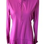 Greyson Women's Grey Hera Golf Athletic Tenniscore Dress Pink Large Long Sleeve Photo 0