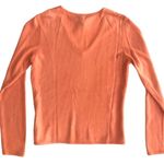 NEW YORK & CO Vibrant Orange Peach V Photo 4