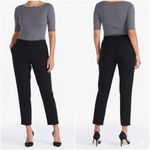 J.Crew  Slim Fit Pull-On Pants Womens 8 Black Cropped Corpcore Career Clean Girl Photo 1