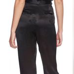 1. State  black Floral Jacquard Wide Leg Pants Photo 3