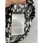 Banana Republic  Women's Skirt Pull On Size Medium Black White Pebble Print Photo 3