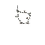 Silver Heart Charm Bracelet with Pearls, Classic, Timeless, Bridal, Party Photo 6