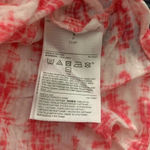 Gap  Women’s Print‎ Linen V-Neck Tee - Size S - Jellybean Pink - EUC Photo 6