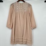 Anthropologie  One September Anwen Peasant Dress Blush Pink 3/4 Sleeve size small Photo 4