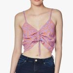 Roxy Vibrant Light Strappy Crop Top (Mock Orange Hawaiian Heat) Photo 0