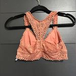 Aerie  Dusty Orange Full Lace Razor Back Bralette Women’s Bra Sz Small EUC Photo 2