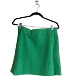 ZARA NWT  QUILTED SKIRT GREEN HIGH WAISTED Photo 14
