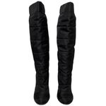 NWOT United Nude Bubble Hi Black Boot Women's 39 8.5 Quilted Knee High Heeled Photo 1