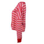 NWT PiNK Victoria’s Secret Thermal Red White Stripe Pajama Shirt Boxy Shorts Set Photo 9