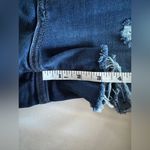 Universal Threads Target Universal Thread High Rise Midi Dark Blue Distressed Denim Shorts Size 6 Photo 8