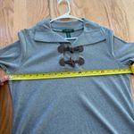 Ralph Lauren Lauren Toggle Button Walden Taupe Knit Gray Dress Size XL Photo 4