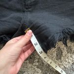 We The Free Free People  CRVY Black distressed high-rise cut-off jean shorts 🫧 Photo 5