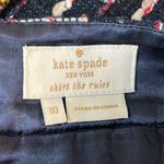 Kate Spade  Multi Color Tweed Skirt Raw Hem A-Line Size 10 Photo 6
