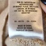 Anthropologie Moth Colorblock Pullover Alpaca Wool Sweater Tan Cream Size Medium Photo 5