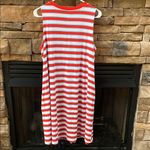 White Pink Tirquoise Blue Striped Knee Photo 3