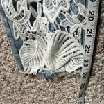 The Vintage Shop Distressed Denim Jeans With Hand Embellished Lace Added Large Photo 3