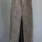 Alice + Olivia NWT Rye Tweed Maxi Skirt, Black and White | Size 4 Photo 4