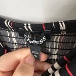 EXPRESS  Jumpsuit Womens Medium Multi Striped Empire Waist Square Neck Wide Strap Photo 5