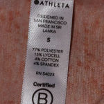 Athleta NWT  Womens Island Coral Drishti Textured Tank Top Small New‎ Photo 4