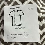 Chico's Women's Chevron Sweater Vest Size 0 Taupe White Sleeveless Photo 7