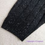 Madewell NEW Donegal dowden Henley Sweater in Coziest Yarn, black, plus size 3X Photo 7