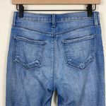 L'Agence El Matador French Slim Denim Jeans Light Wash Raw Hems Women’s Size 25 Photo 5